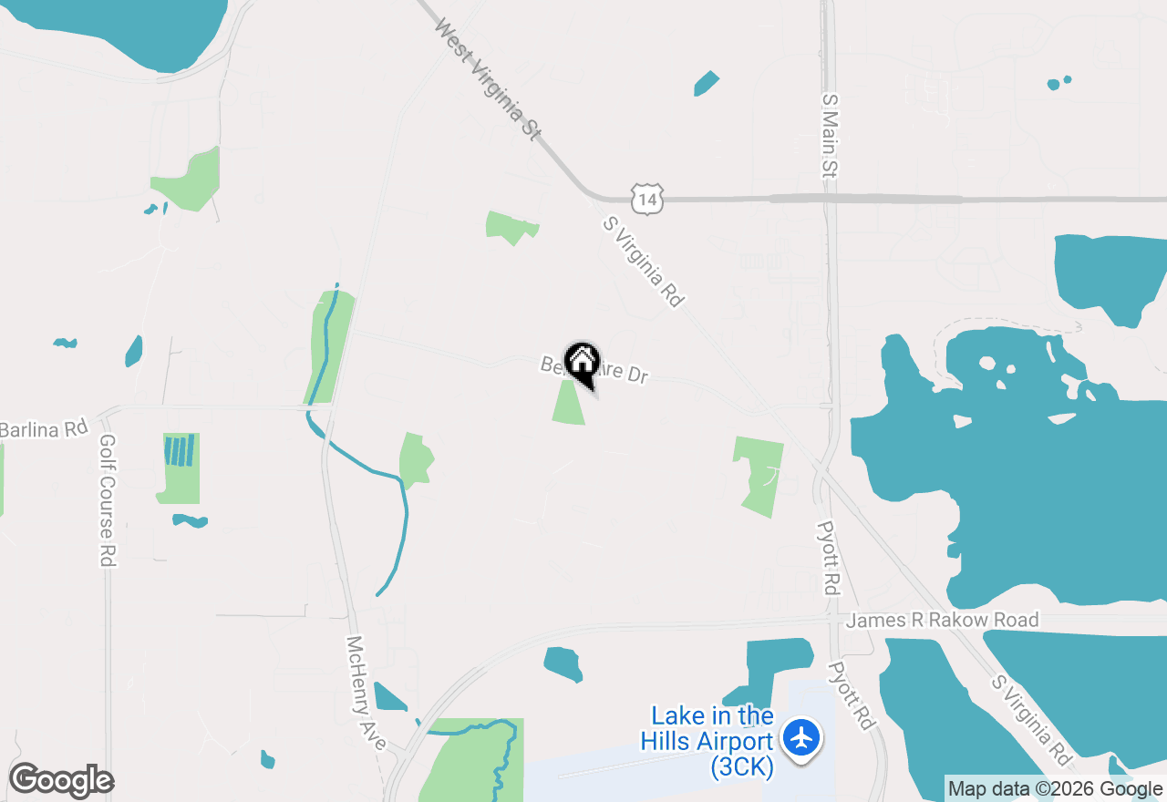 Map of 778 Darlington Lane, Crystal Lake, IL 60014