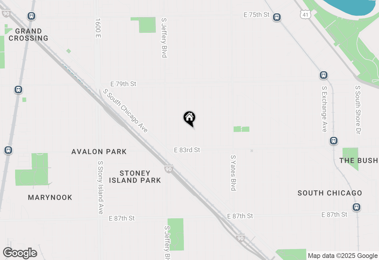 Map of 8150 S Merrill Avenue #1ST-N, Chicago, IL 60617