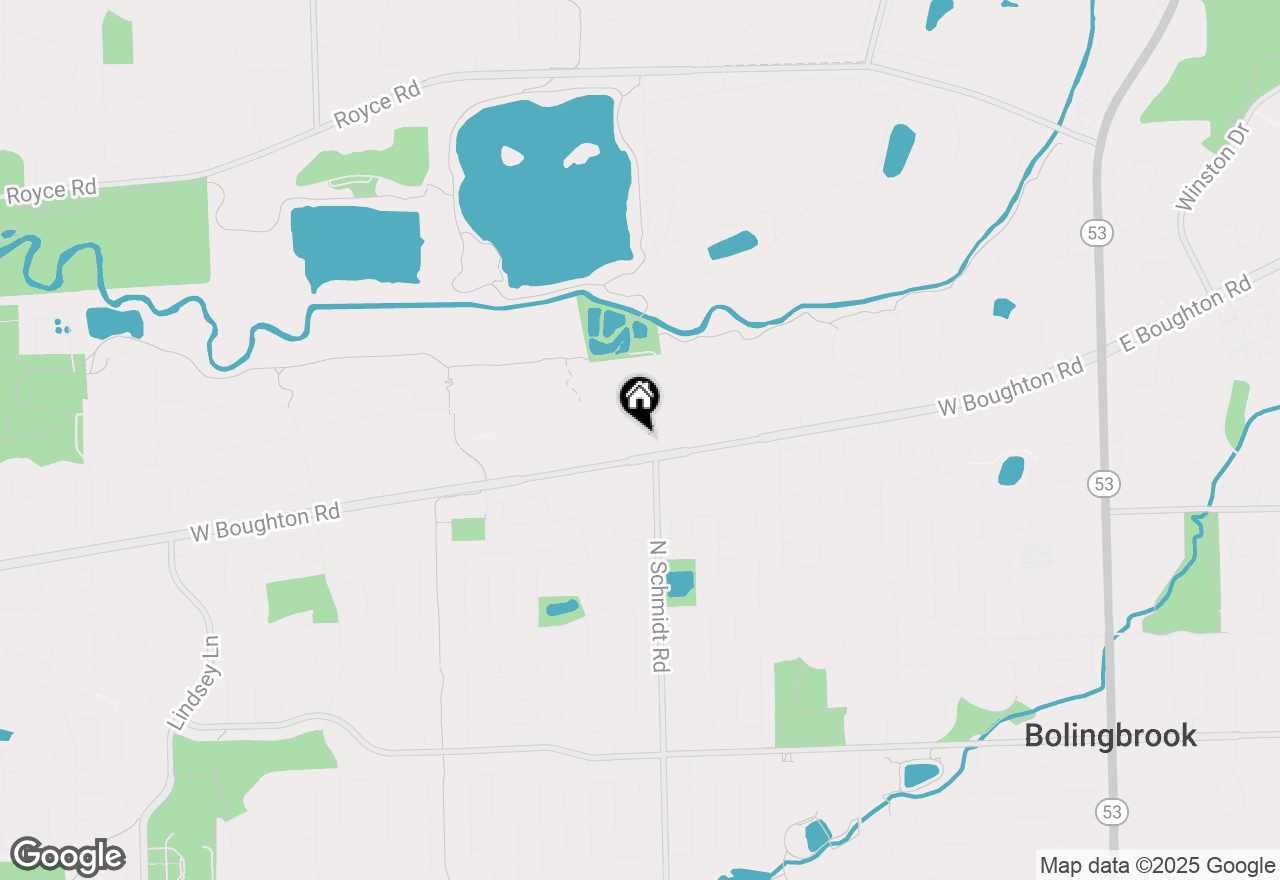 Map of 520 W Boughton Road, Bolingbrook, IL 60440