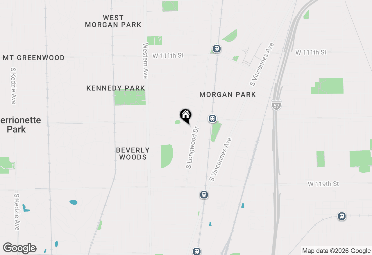 Map of 2139 W 115th Street, Chicago, IL 60643