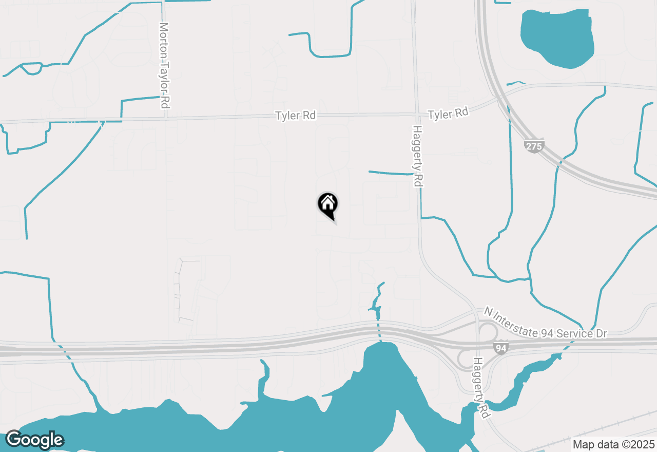 Map of 10117 Hamilton Street, Belleville, MI 48111