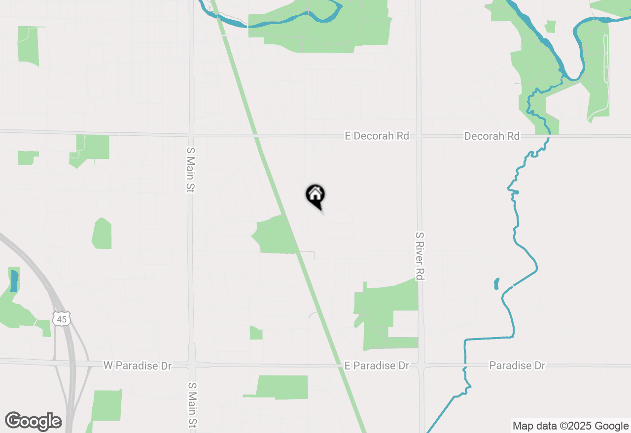 Map of 1064 Harbor Ave, West Bend, WI 53095