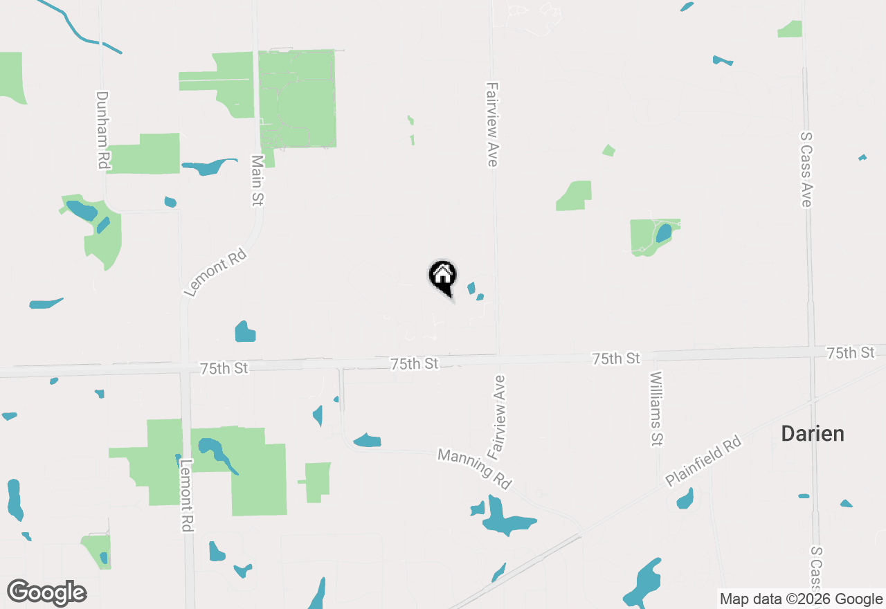 Map of 521 73rd Street #104, Downers Grove, IL 60516