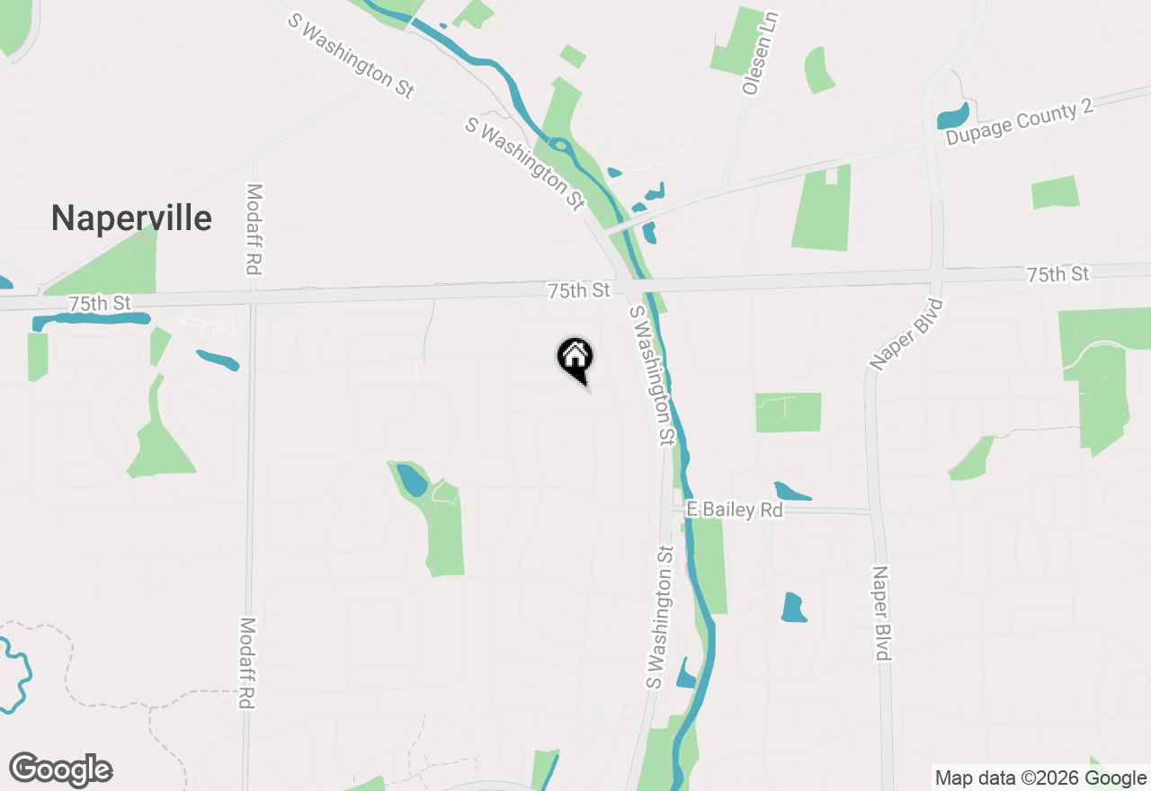 Map of 44 Swift Lane, Naperville, IL 60565
