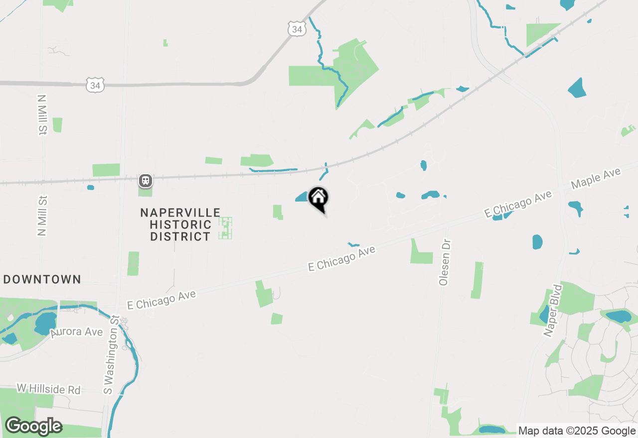 Map of 1026 Colonial Court, Naperville, IL 60540