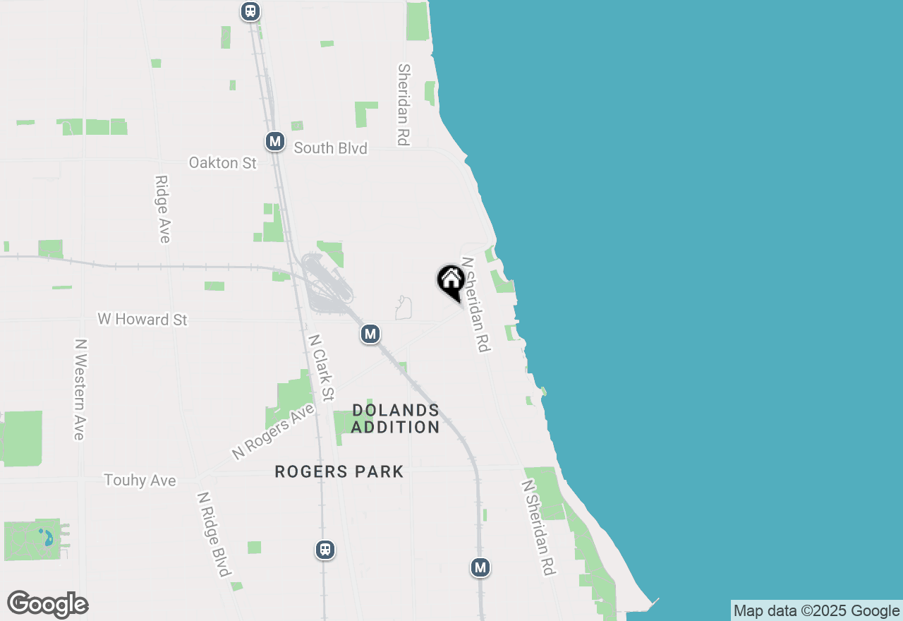 Map of 7612 N Rogers Avenue #G, Chicago, IL 60626