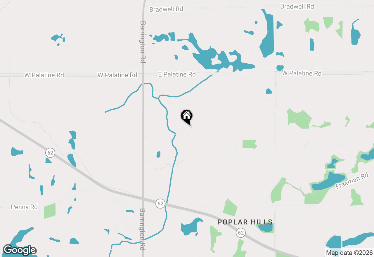 Map of 1043 Ridgeview Drive, Inverness, IL 60010