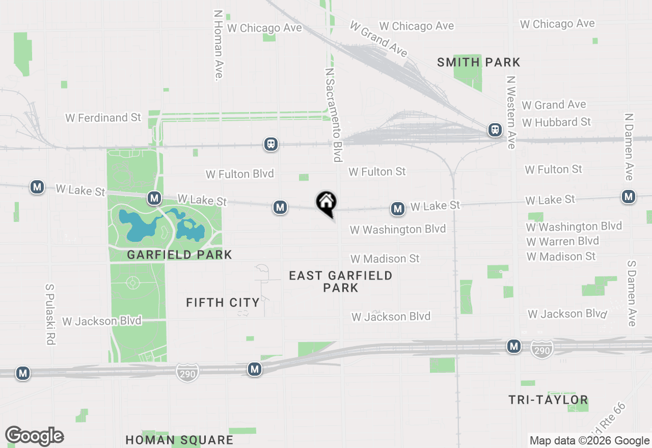 Map of 3026 W Washington Boulevard #2, Chicago, IL 60612