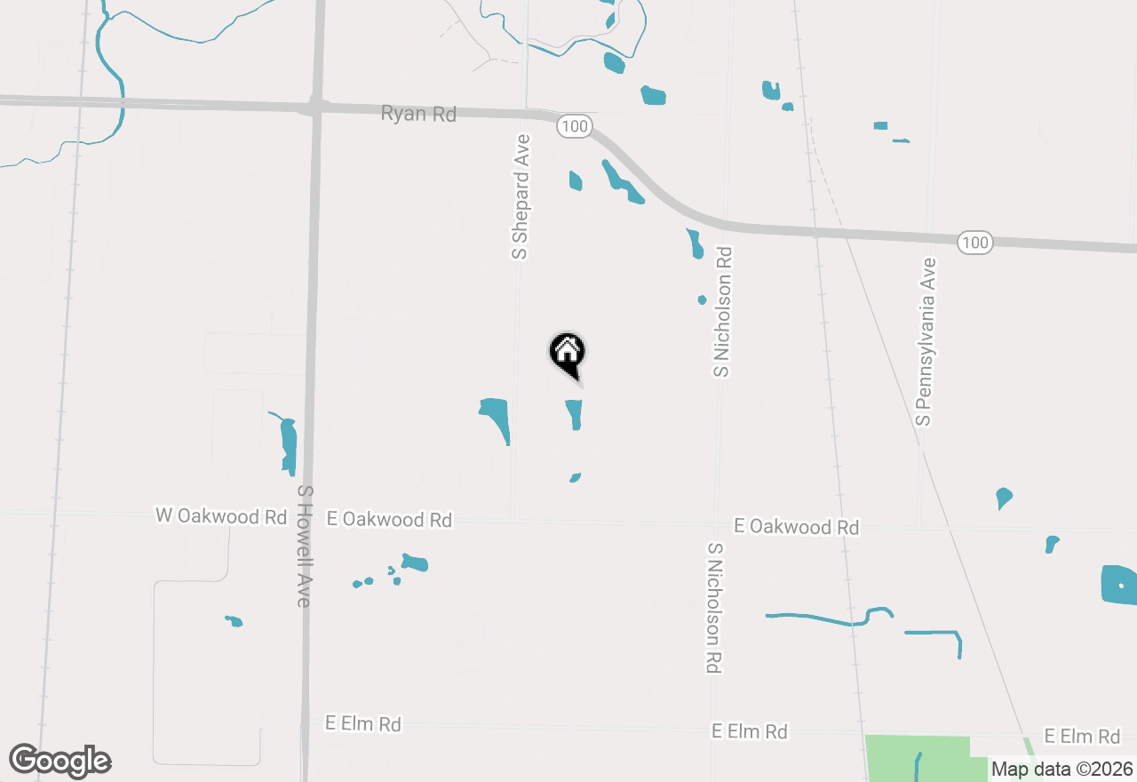 Map of 1005 E Oak Ct, Oak Creek, WI 53154