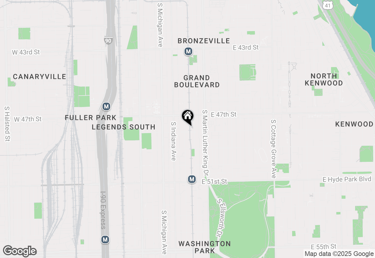 Map of 4751 S Prairie Avenue #1, Chicago, IL 60615