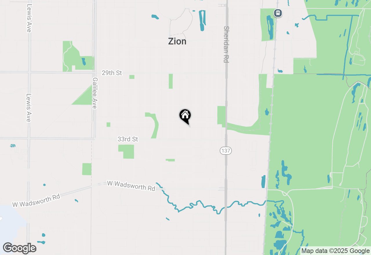 Map of 3233 Eshcol Avenue, Zion, IL 60099
