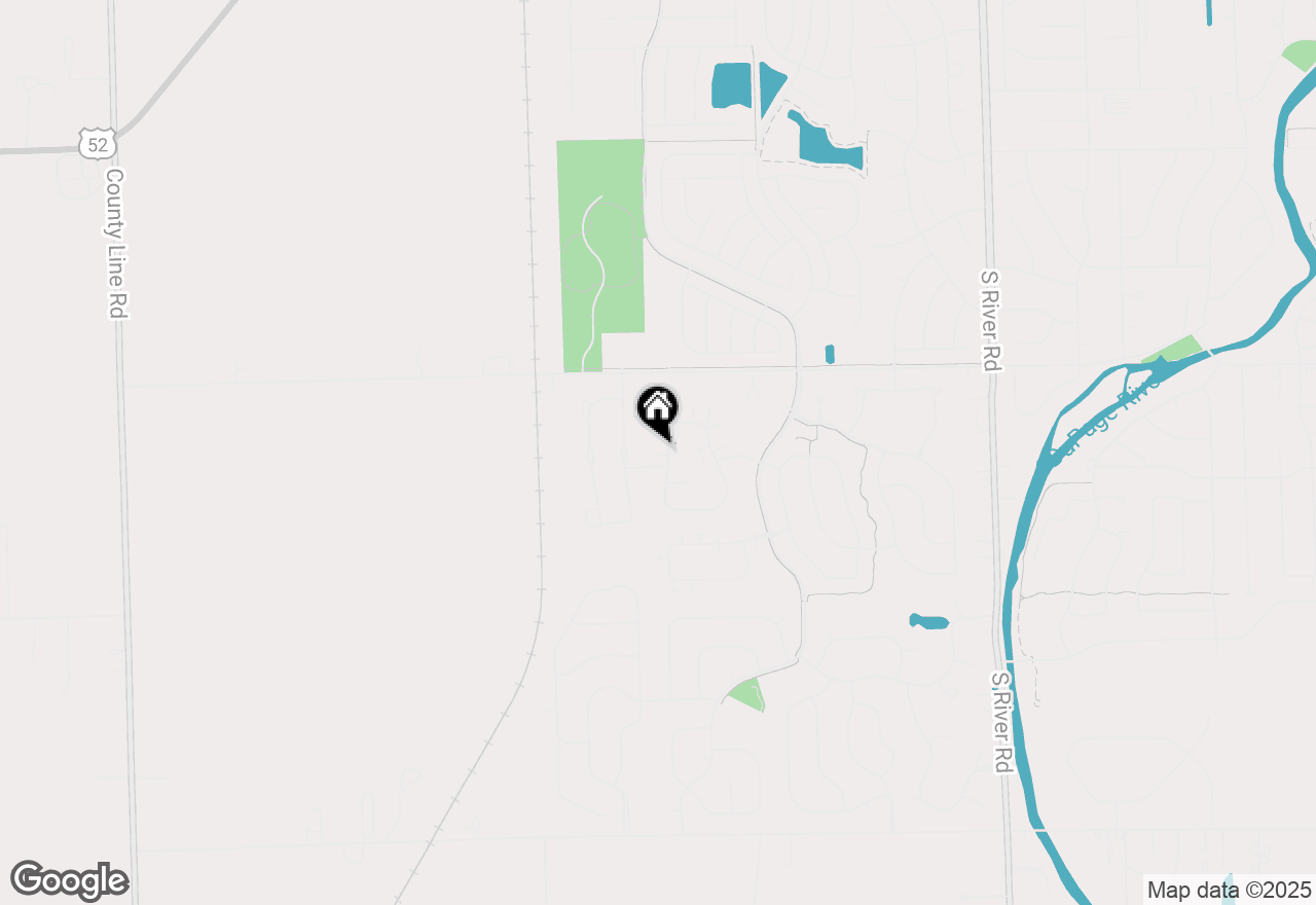 Map of 1784 Fieldstone Drive N, Shorewood, IL 60404