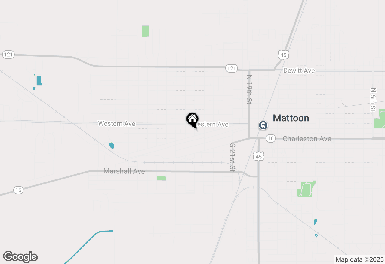 Map of 2502 Pine Avenue, Mattoon, IL 61938