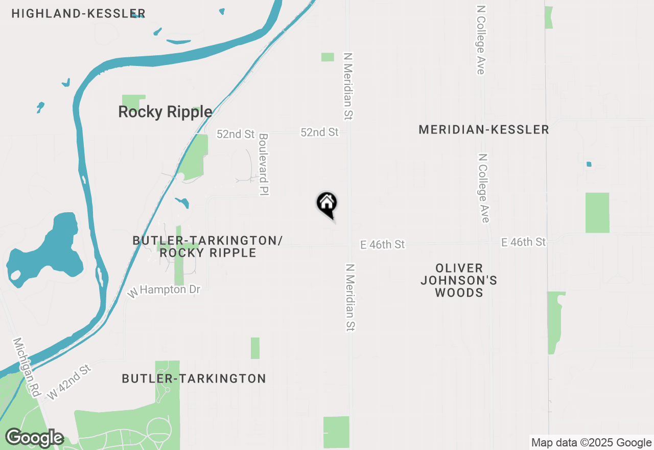 Map of 4651 N Illinois Street, Indianapolis, IN 46208