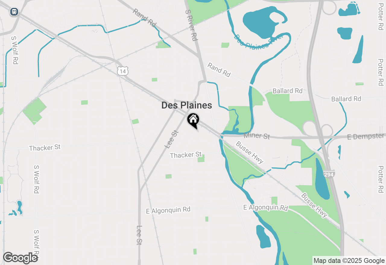 Map of 750 Pearson Street #904, Des Plaines, IL 60016