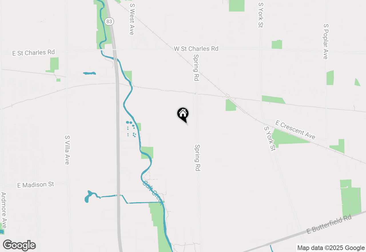 Map of 611 S Fairfield Avenue, Elmhurst, IL 60126