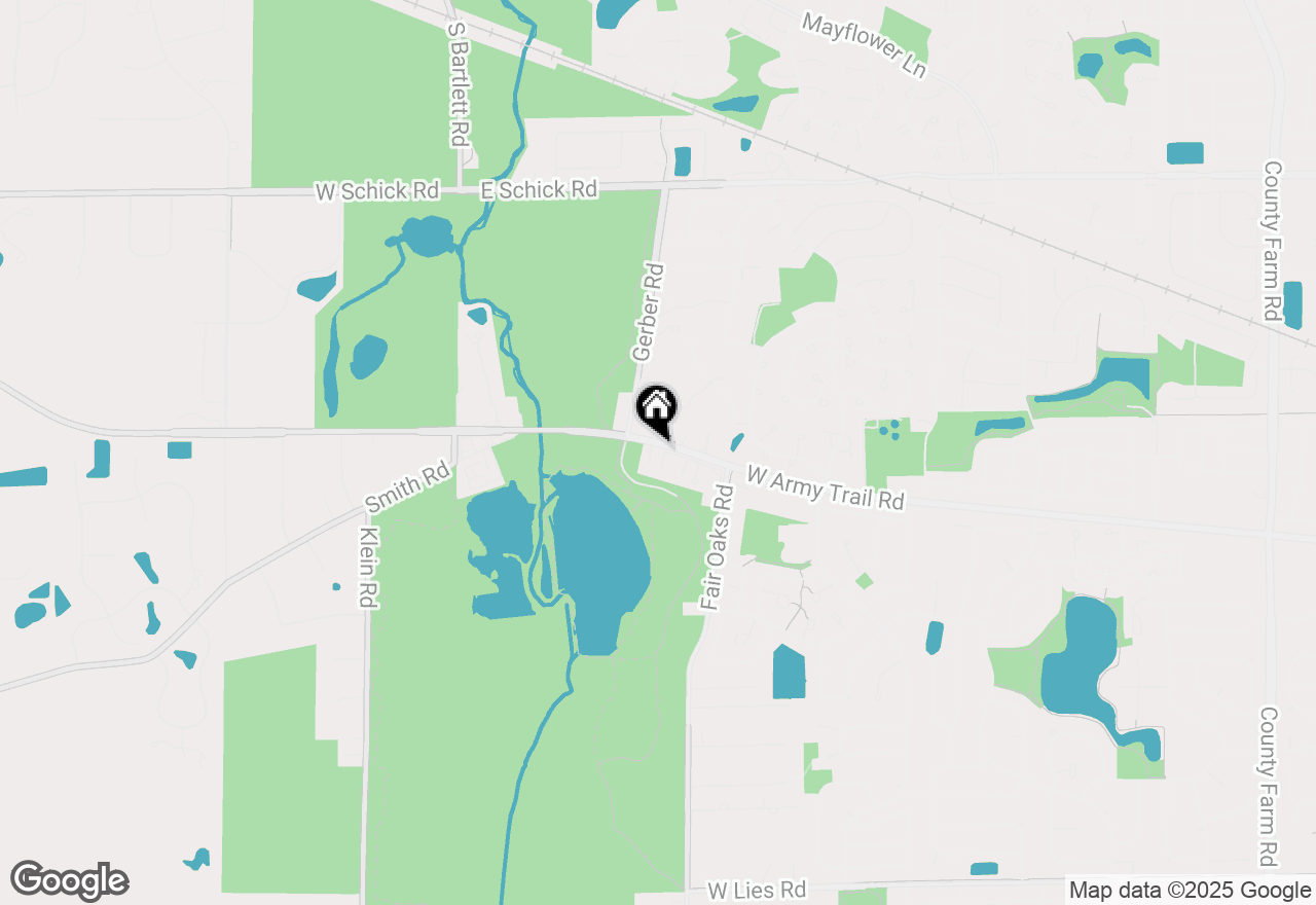 Map of 1751 Rizzi Lane, Bartlett, IL 60103