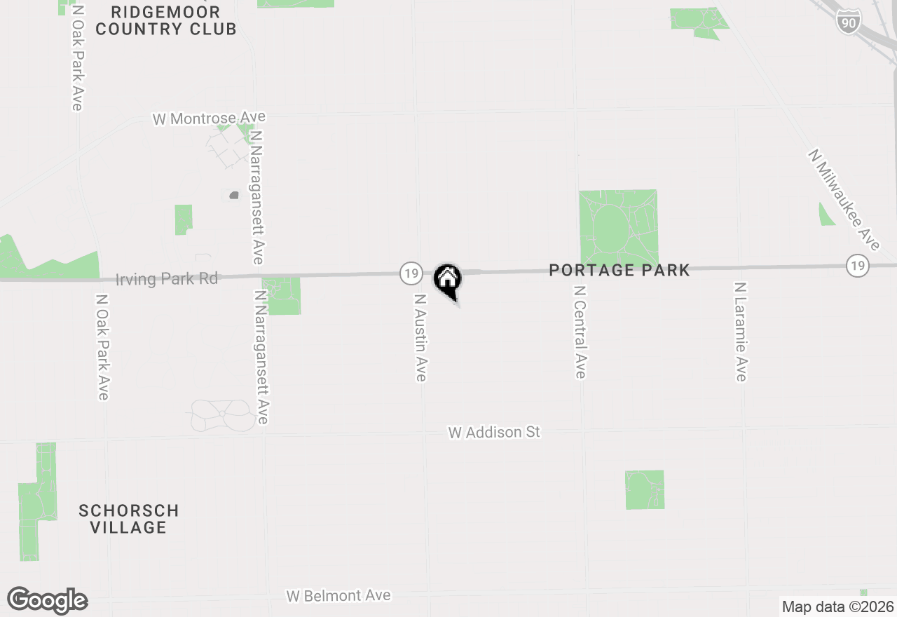 Map of 5916 W Byron Street, Chicago, IL 60634