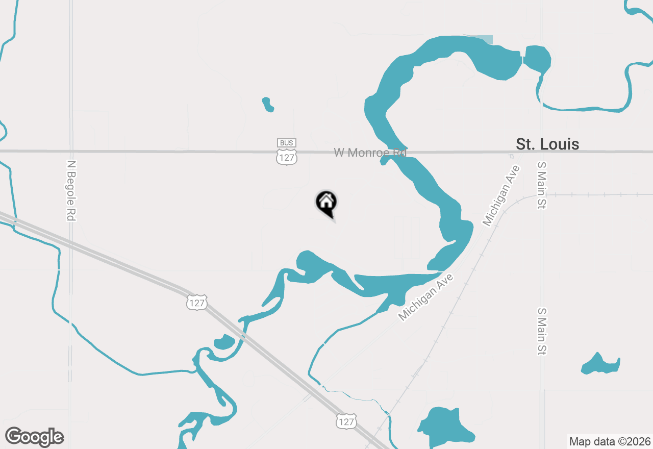 Map of 00 V/L Essex Drive, St. Louis, MI 48880