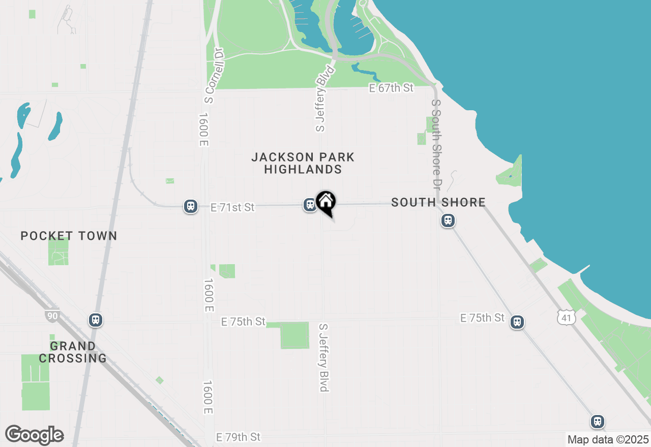 Map of 7141 S Jeffery Boulevard, Chicago, IL 60649