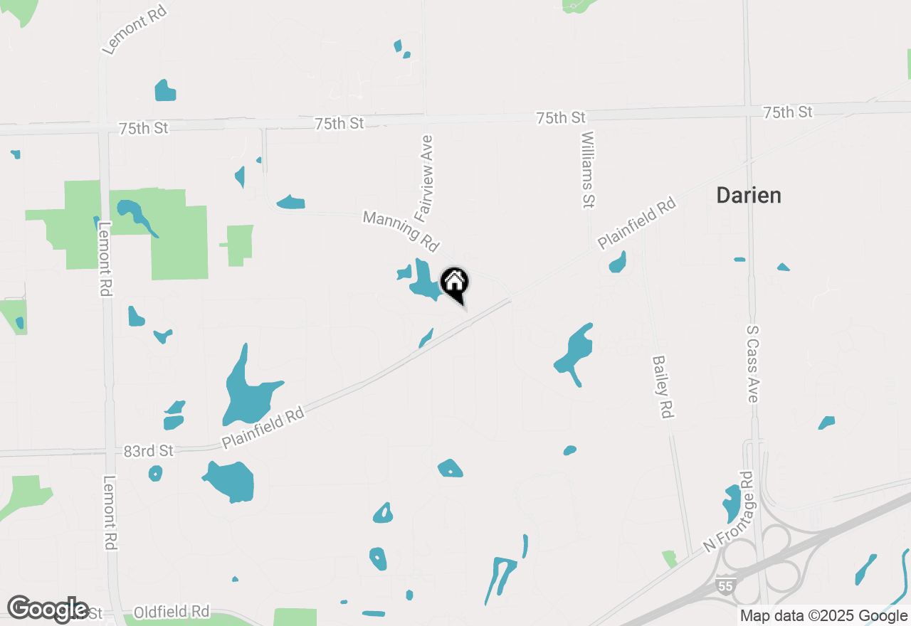 Map of 444 Redondo Drive #105, Downers Grove, IL 60516