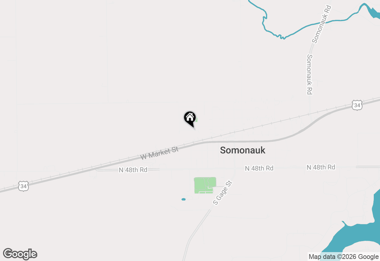 Map of (Address confidential), Somonauk, Illinois 60552