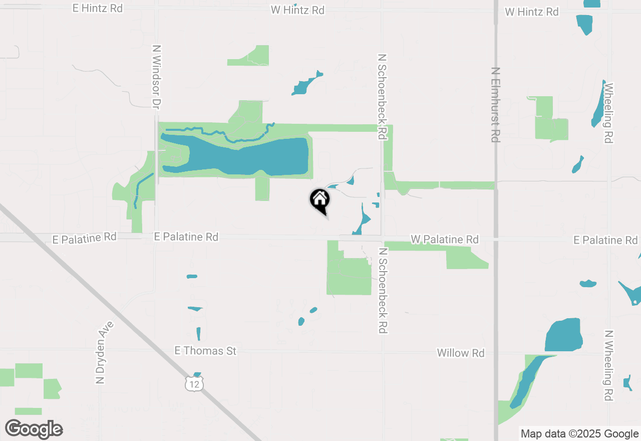 Map of 1952 N Charter Point Drive #1952, Arlington Heights, IL 60004