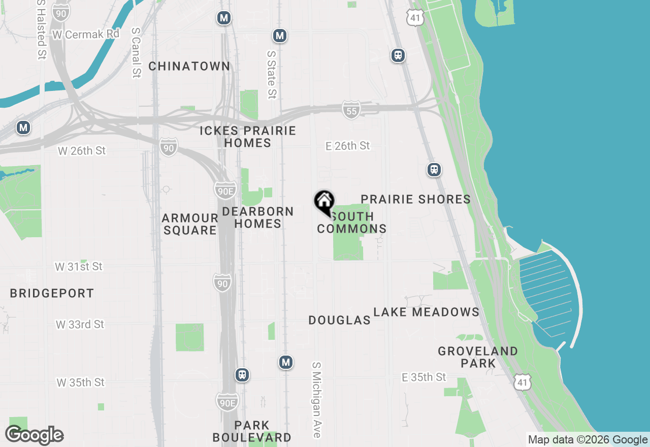 Map of 2941 S Michigan Avenue #504, Chicago, IL 60616
