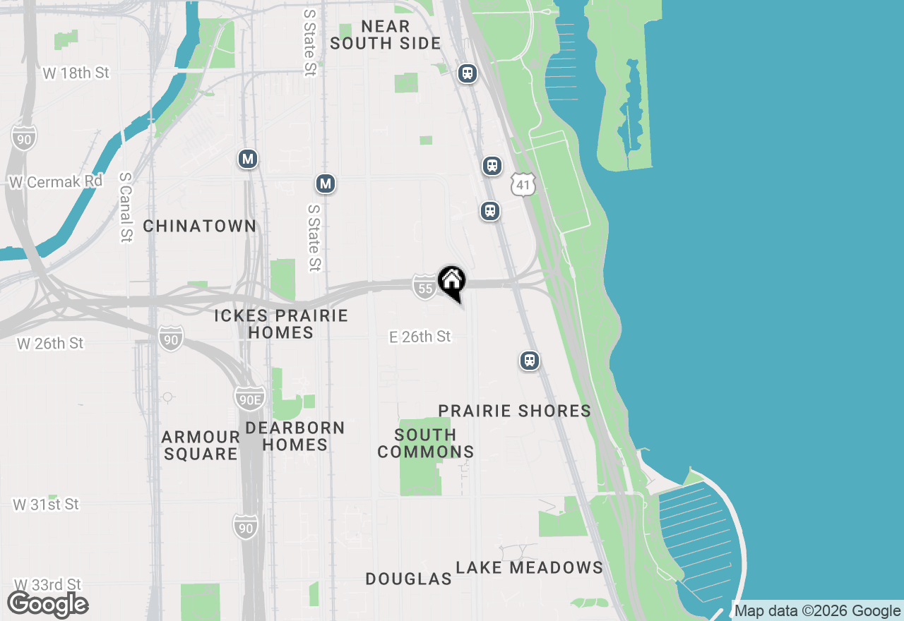 Map of 2523 S Calumet Avenue, Chicago, IL 60616
