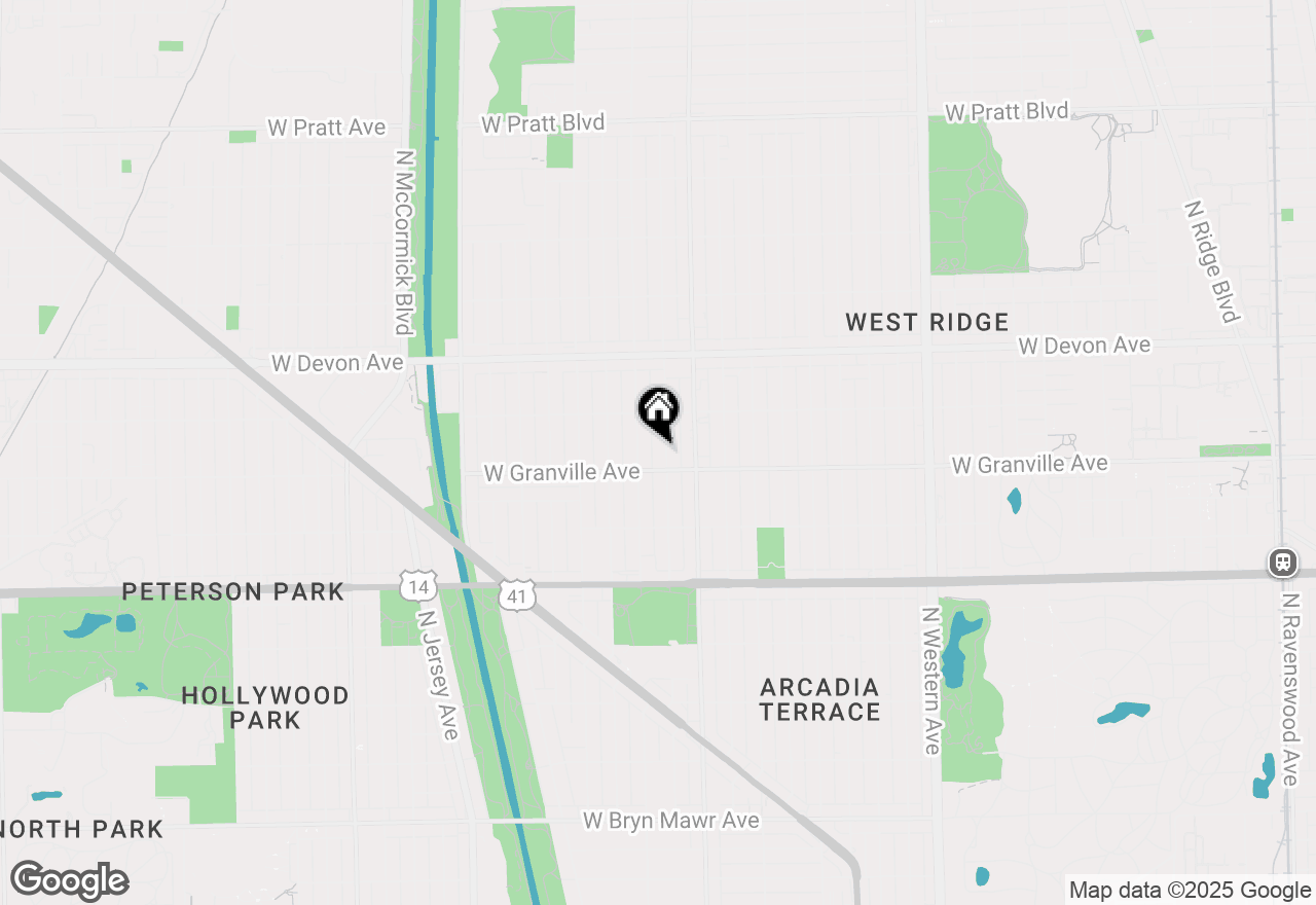 Map of 6214 N Mozart Street #3E, Chicago, IL 60659