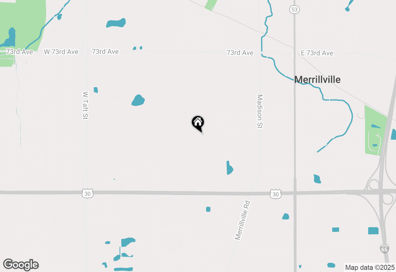 Map of 898 W 78th Avenue, Merrillville, IN 46410