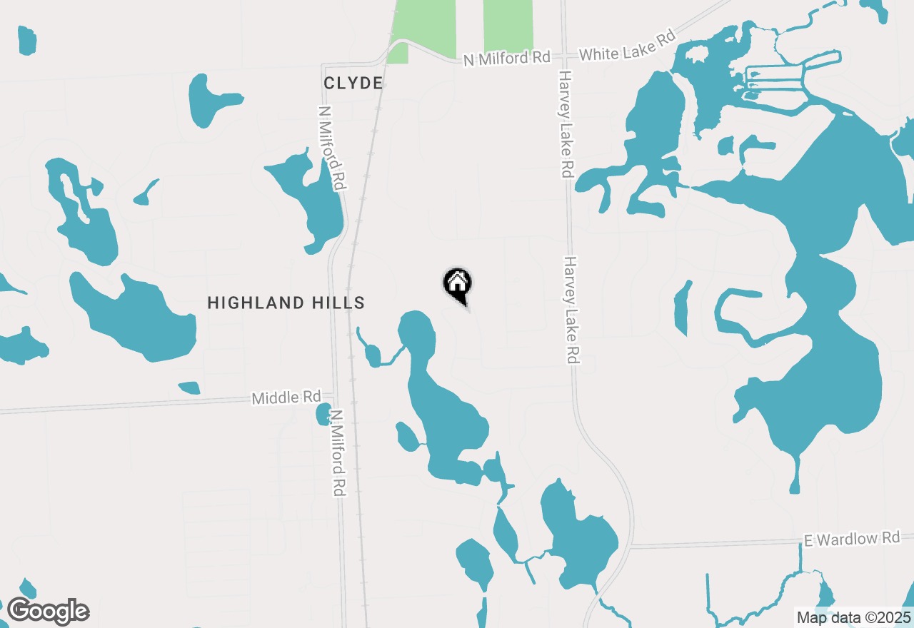 Map of 3740 Woodland Drive, Highland, MI 48356