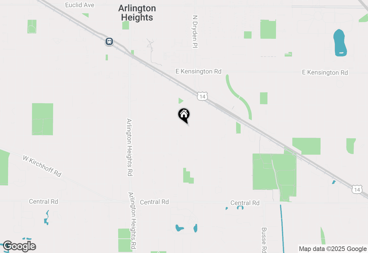 Map of 516 S Lincoln Lane, Arlington Heights, IL 60005