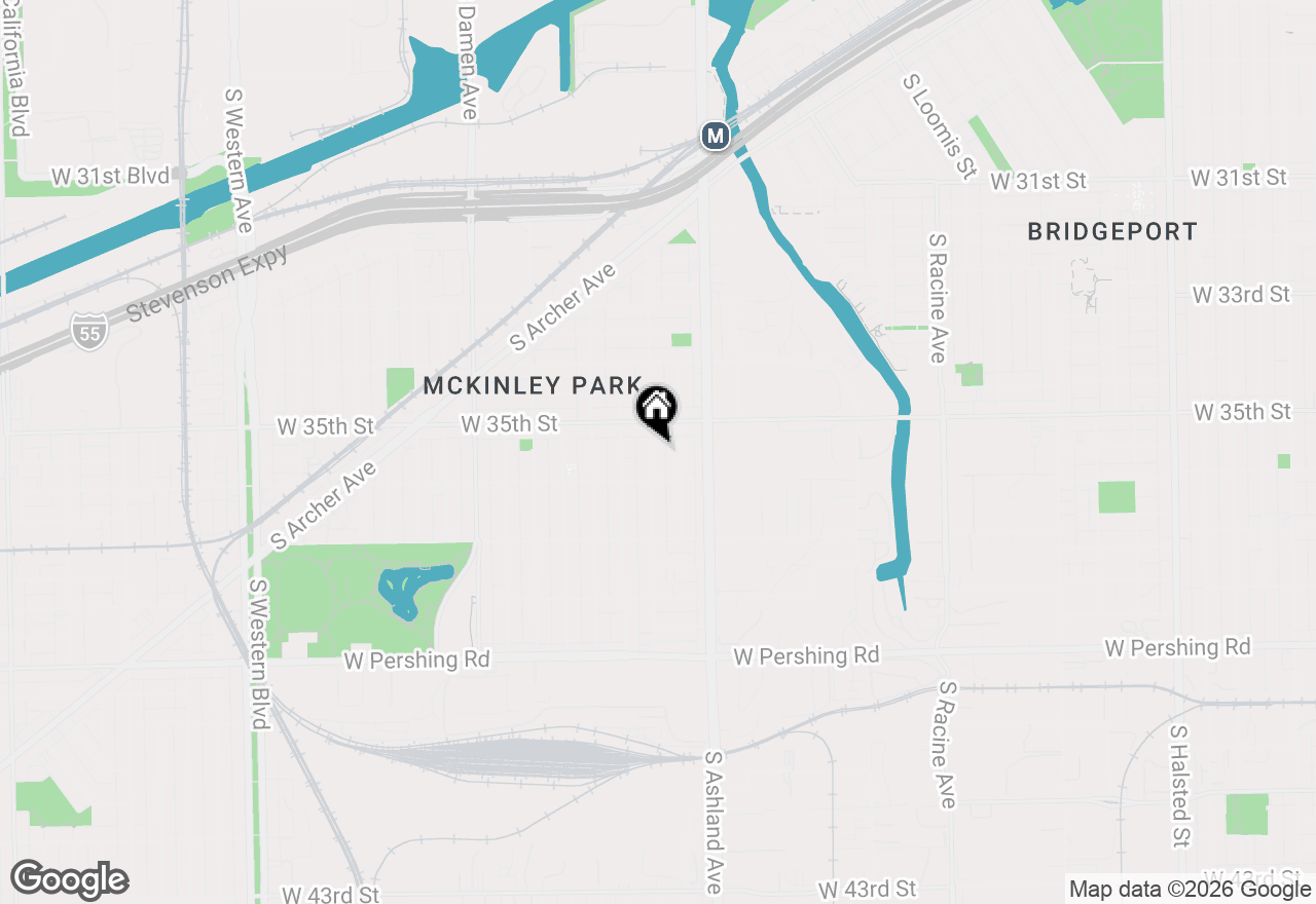 Map of (Address confidential), Chicago, Illinois 60609