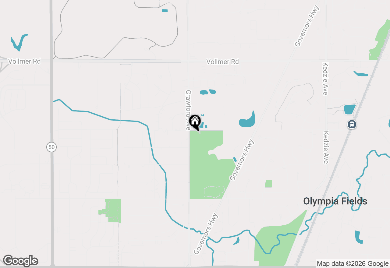 Map of 20303 Crawford Avenue #110, Olympia Fields, IL 60461
