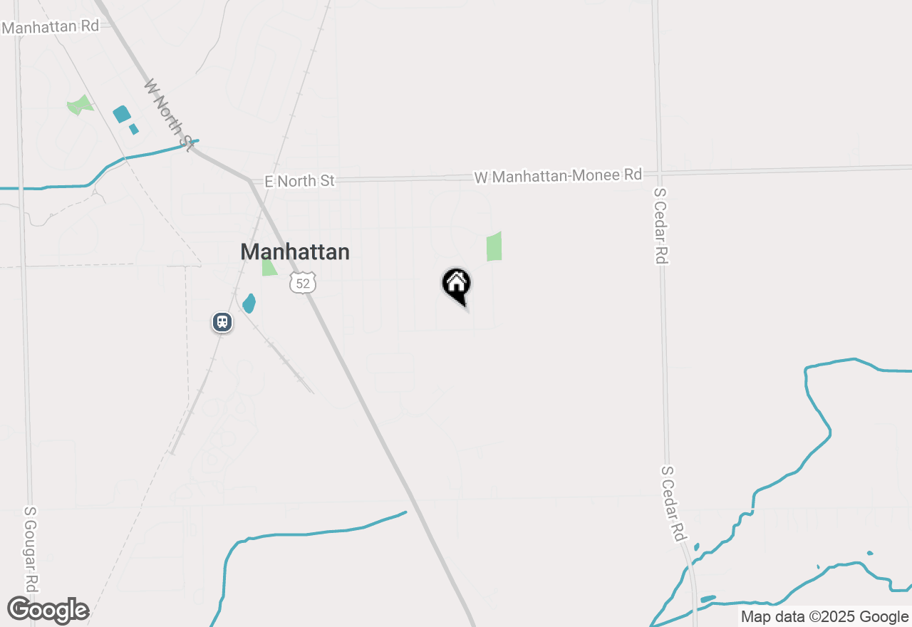 Map of 317 Francis Court, Manhattan, IL 60442