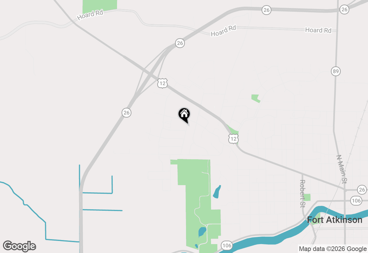 Map of 615 Shah Avenue, Fort Atkinson, WI 53538