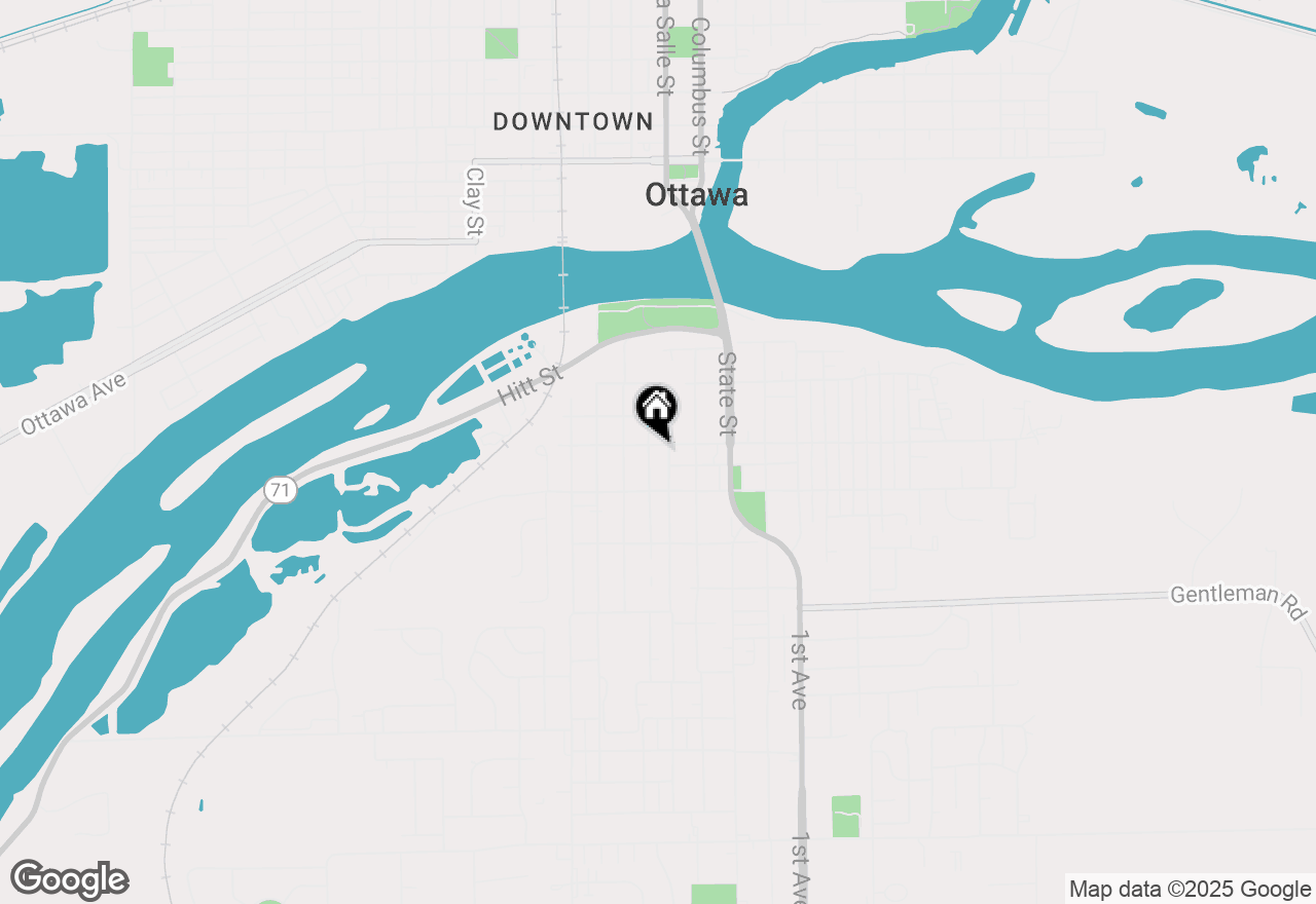 Map of 309 W Center Street, Ottawa, IL 61350