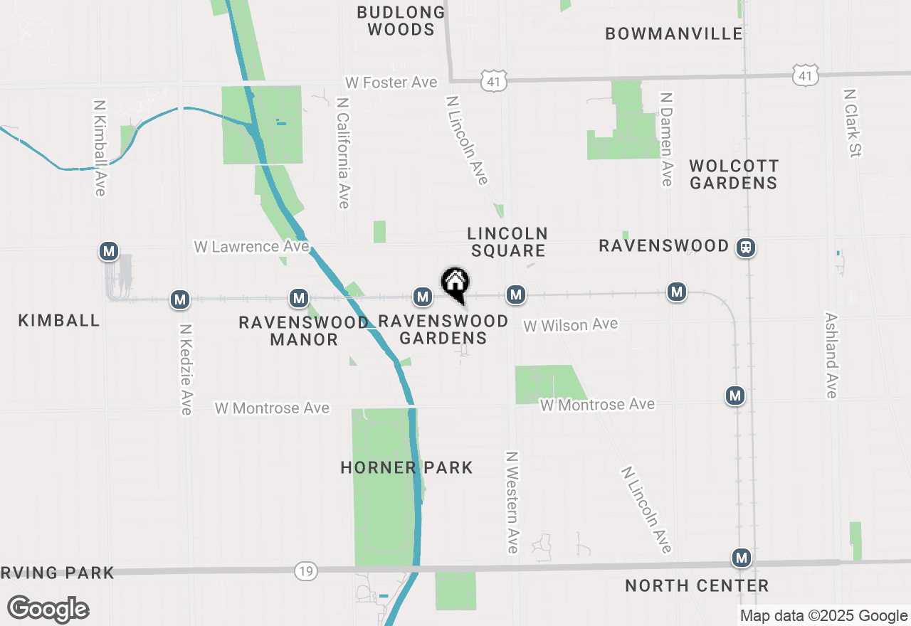 Map of 2519 W Eastwood Avenue, Chicago, IL 60625