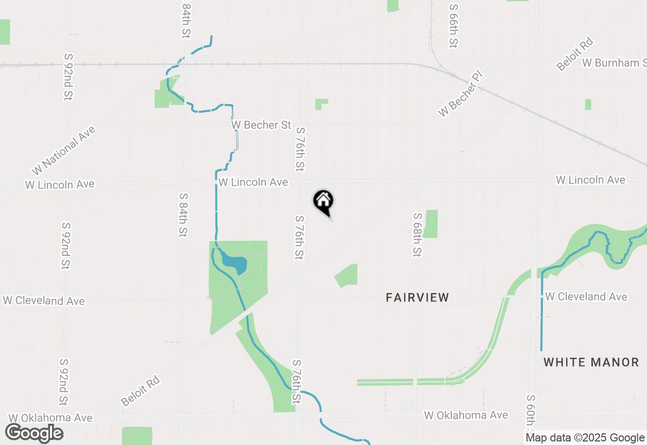 Map of 2433 S 74th St, West Allis, WI 53219