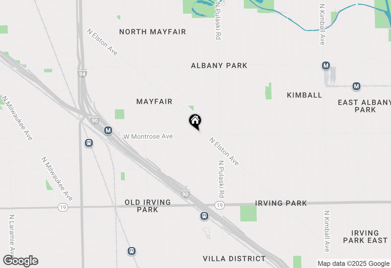 Map of 4401 N Keokuk Avenue, Chicago, IL 60630