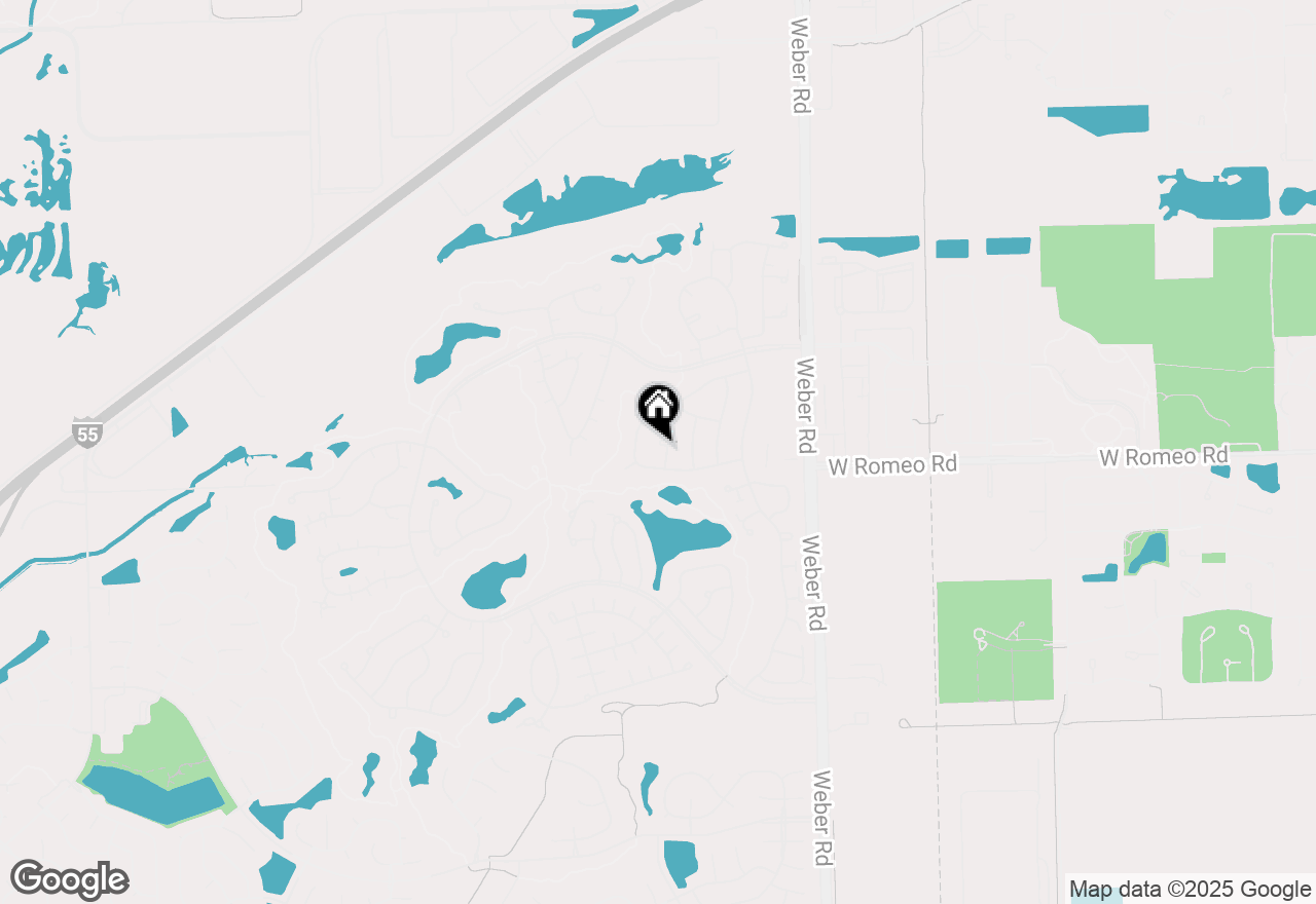 Map of 13482 S Silverleaf Road, Plainfield, IL 60544