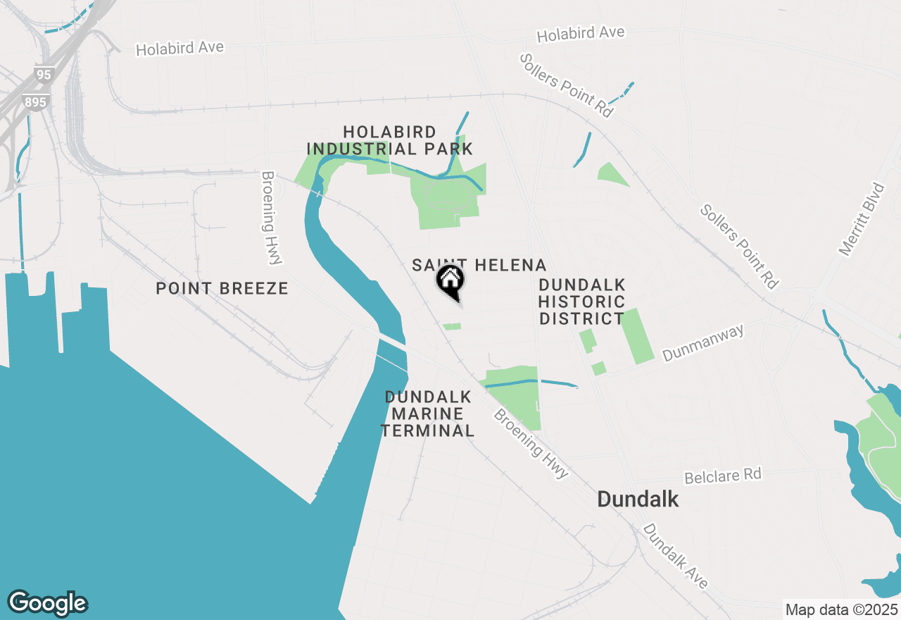 Map of 6525 Saint Helena Avenue, Baltimore, MD 21222