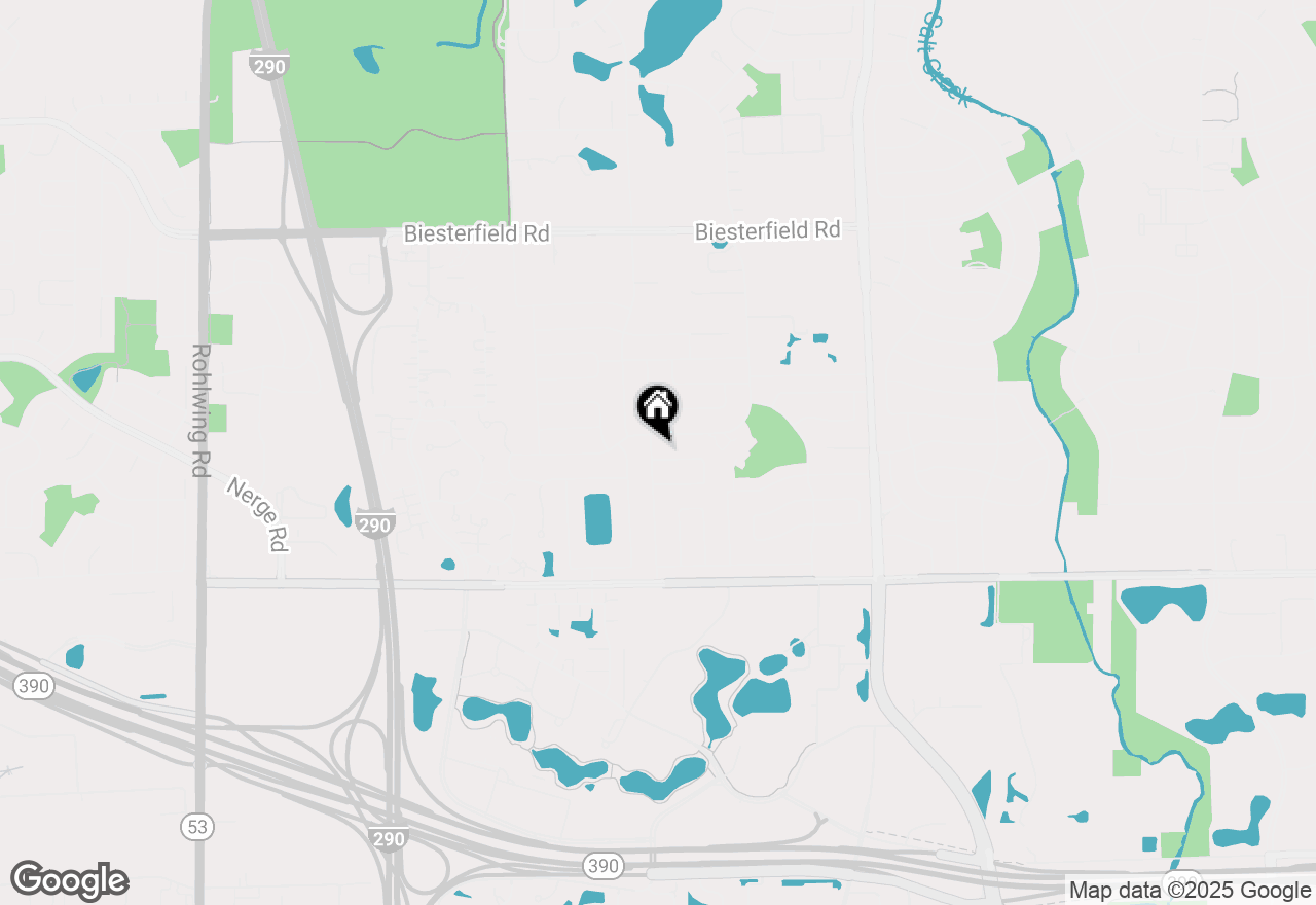 Map of 1203 Dover Lane, Elk Grove Village, IL 60007