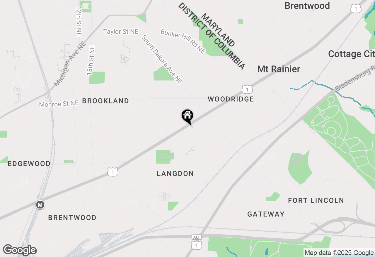 Map of 2111 Rhode Island Avenue Ne, Washington, DC 20018