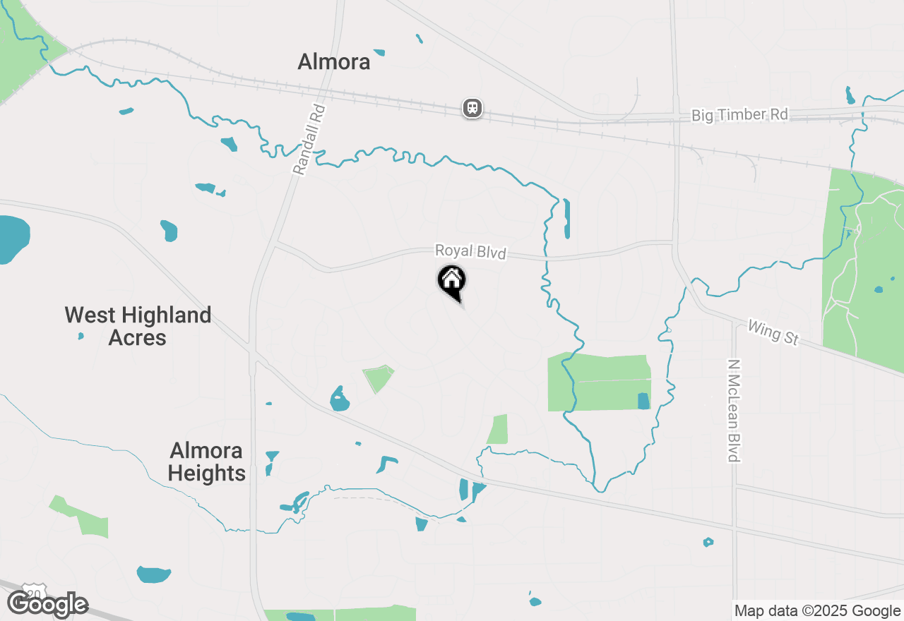 Map of 609 N Lyle Avenue, Elgin, IL 60123