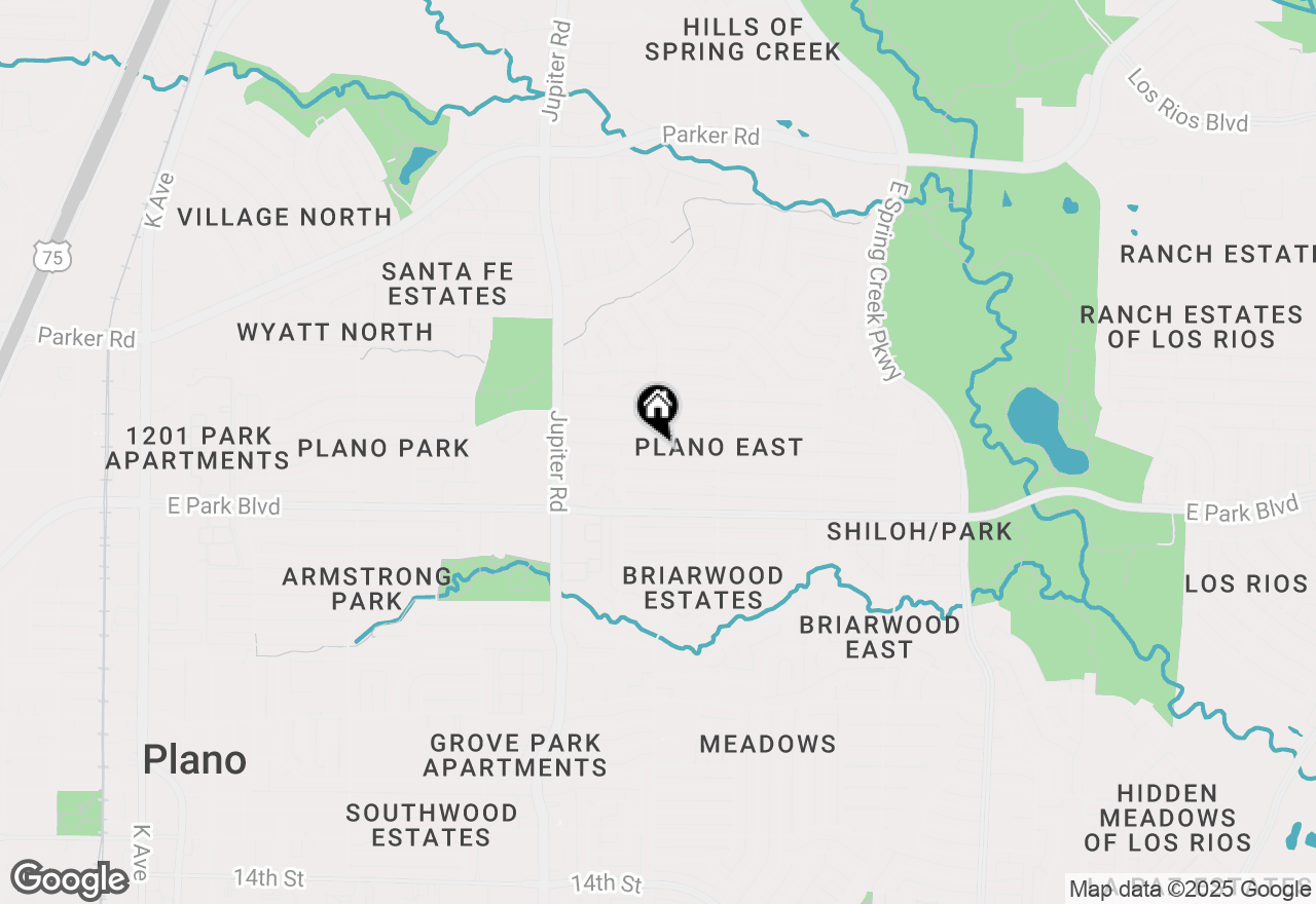 Map of 2621 Lemmontree Lane, Plano, TX 75074
