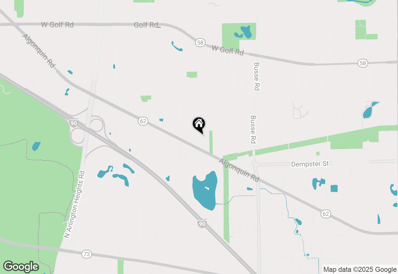 Map of 1483 Dearborn Court, Mount Prospect, IL 60056