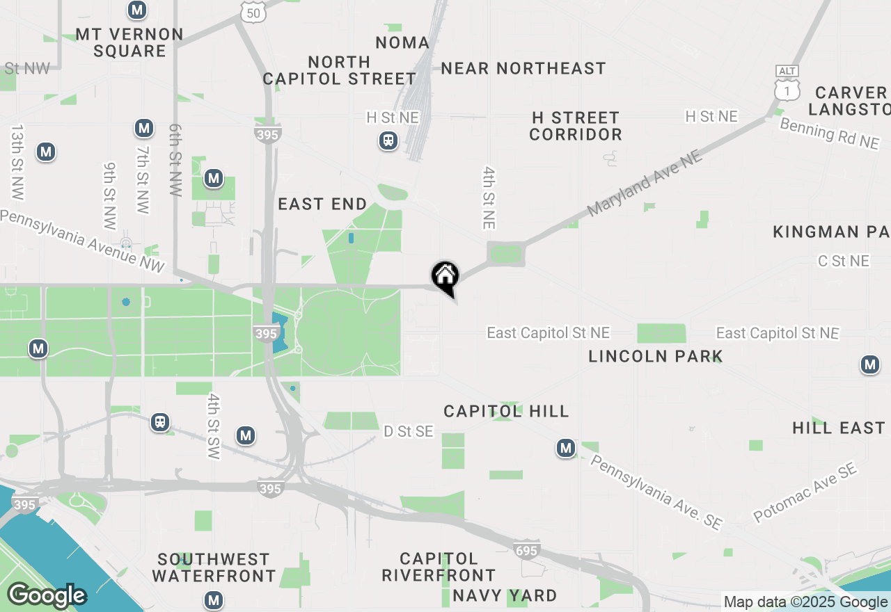 Map of 101 2nd Street Ne #1, Washington, DC 20002