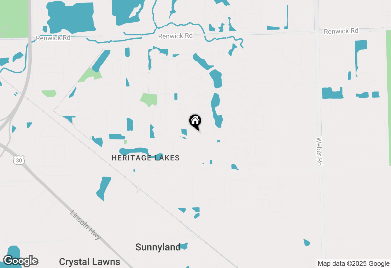 Map of 16416 Crescent Lake Court, Crest Hill, IL 60403